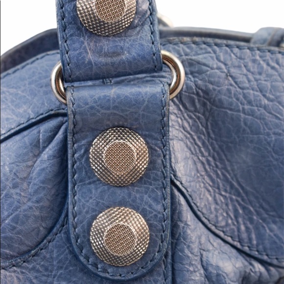 ❌SOLD❌Balenciaga Agneau City Bag Blue - Picture 6 of 14